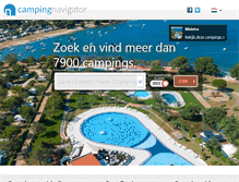 Tablet Screenshot of campingwijzer.com